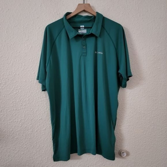 Columbia Other - Columbia Men's River Chill Polo Lightweight Teal Size XXL
